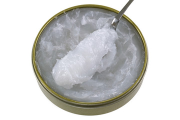 A jar of Mink Oil, to lubricate leather