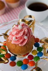 Small cake for coffee