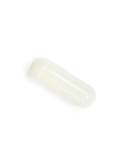 White bodybuilding supplement, isolated. Healthcare concept.