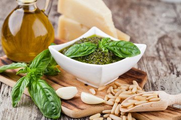 Basil pesto sauce