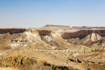 Negev desert landscape