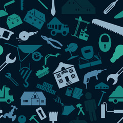 House repair and construction background