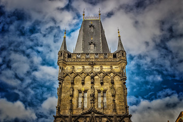 Fototapeta na wymiar Powder Tower in Prague