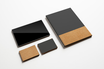 Mockup of identity elements