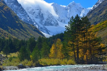 Autumn in mountains