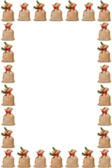 Rahmen aus Nikolaussäckchen