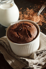 chocolate souffle