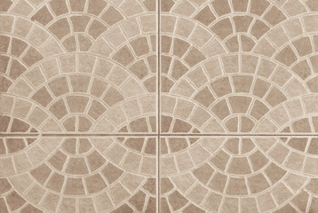 Brown marble stone mosaic texture