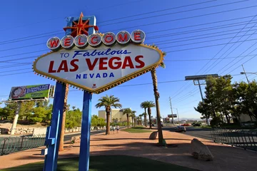 Rolgordijnen Fantastisch Las Vegas-bord © fannyes