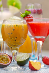 Passion fruit cocktail