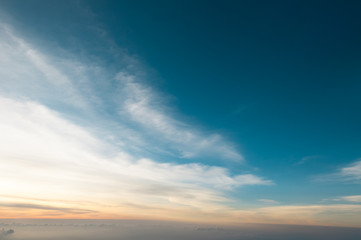 Twilight above cloud cape