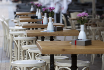 Sofia Cafe Tables Street