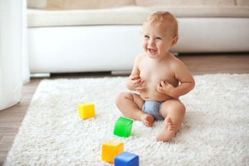 Toddler at home