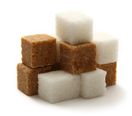 Cane sugar cubes
