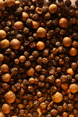 Heap of black pepper