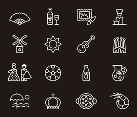Spain icons