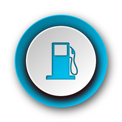 petrol blue modern web icon on white background