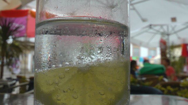 Lemonade fresh drink with lemon