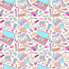 Beauty products. Cosmetics.