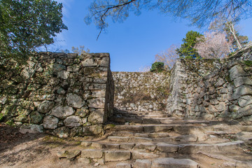 備中松山城の大手門跡
