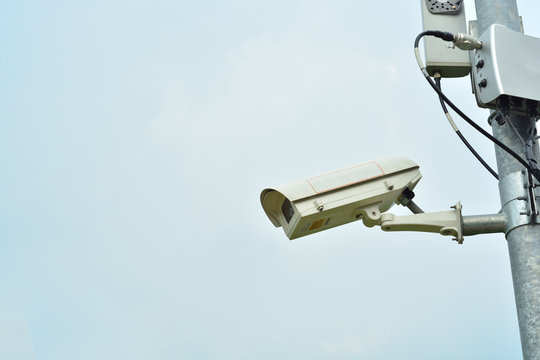 A photo camera to the safety of life and property of people.