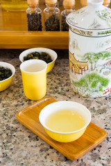 Chinese traditional  cup of tea