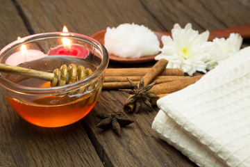 Honey and spa treatment