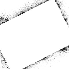 Ink blots frame square