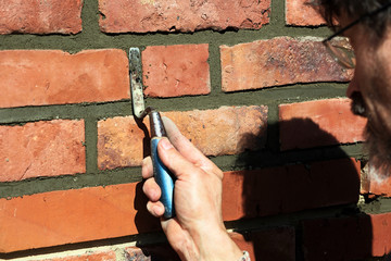 Jointing exposed brickwork