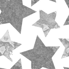 Seamless watercolor stars pattern.