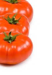 tomato on white background