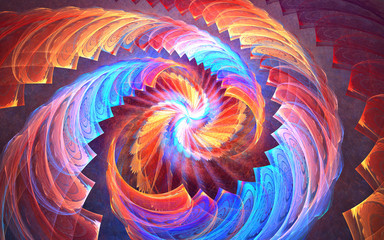 Fractal swirl background