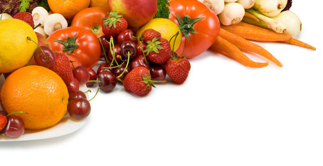 image many ripe fruits and vegetables