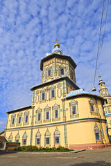 Fototapeta na wymiar Peter and Paul cathedral in Kazan