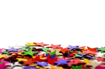 Fototapeta na wymiar Colored stars background for your text on photo, and other.