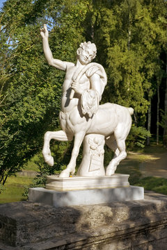 statue of a centaur, Pavlovsk park, St. Petersburg