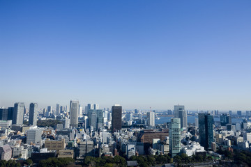 Fototapeta na wymiar 東京タワーからの展望