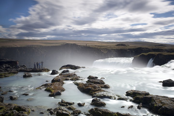 Godafoss waterfall in Iceland