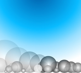 vector Illustration blue circle