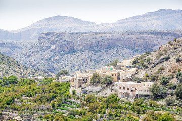 Oman village on Saiq Plateau
