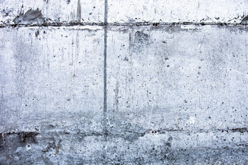 Concrete surface with blocks joint lines and rich texture