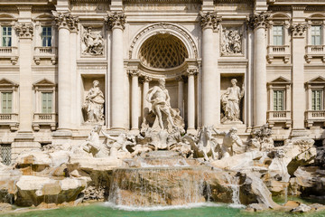 Naklejka na ściany i meble Trevi fountain, Rome, Italy