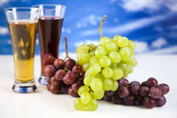 Fruits, vegetables, fruit juices, vegetable juices, healthy food