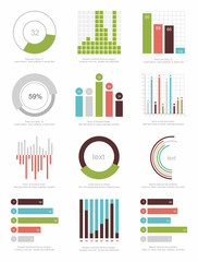 set of infographics elements