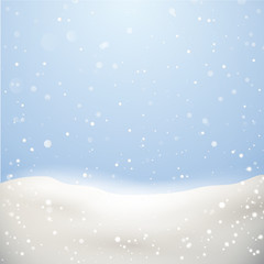 Fototapeta premium Schnee Kulisse