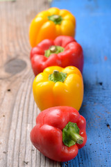 Sweet bell pepper isolated