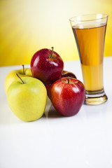 Fruits, vegetables, fruit juices, vegetable juices, healthy food