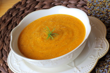 Homemade vegetable soup