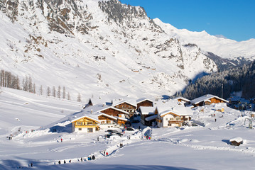 Small village on the Alps