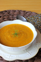 Homemade vegetable soup